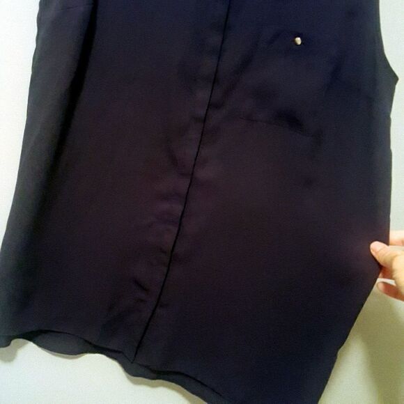 PRIMARK Sleeveless Button Down Top Sz 10 - Picture 4 of 7